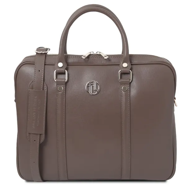 Prato Exclusive サフィアーノレザー ラップトップケース