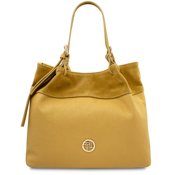 Leather shoulder bags