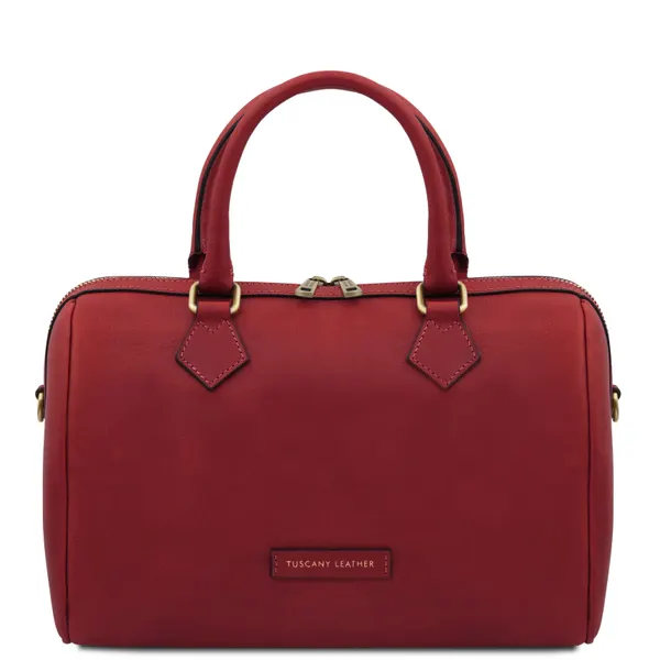 Barrique レザーダッフルバッグ