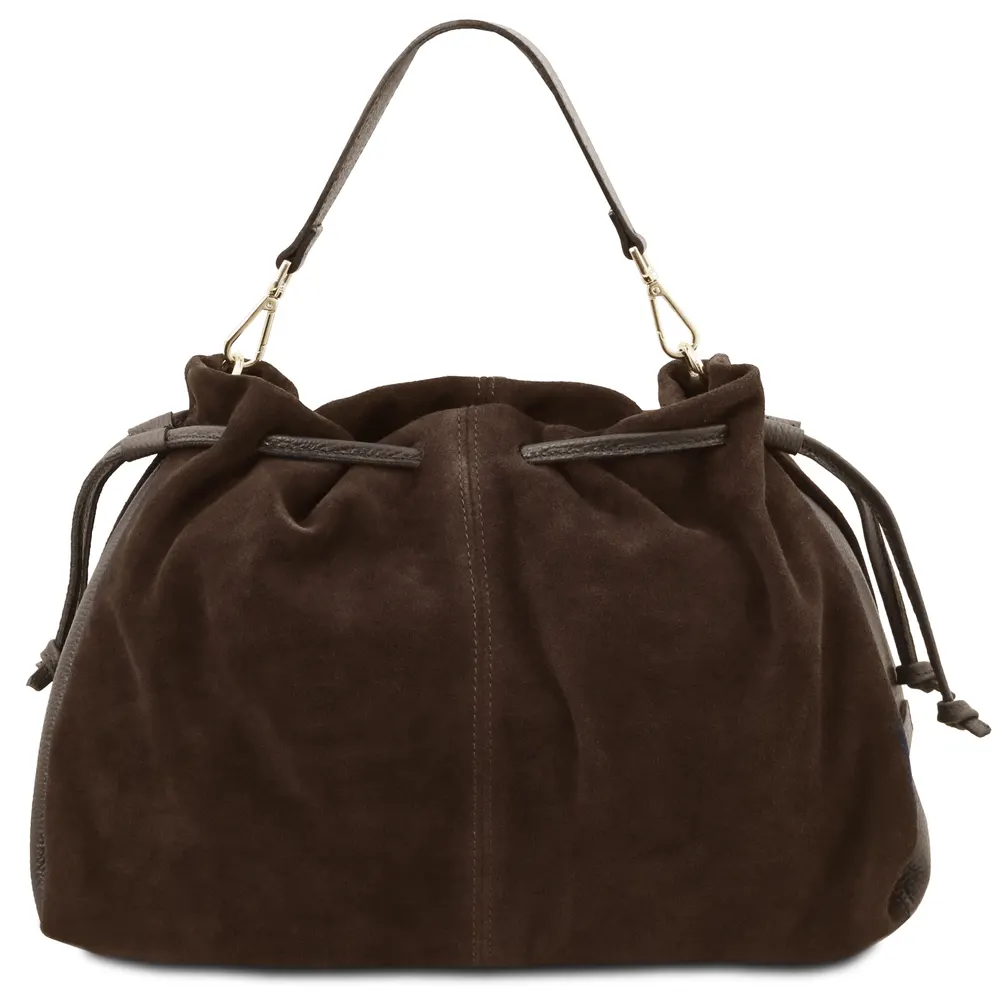 Allure Soft suede leather shopping bag