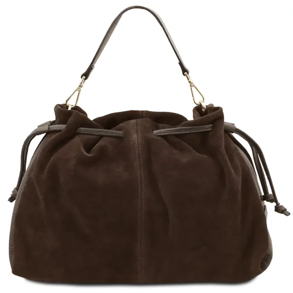 Allure Soft スエードレザー ショッピングバッグ