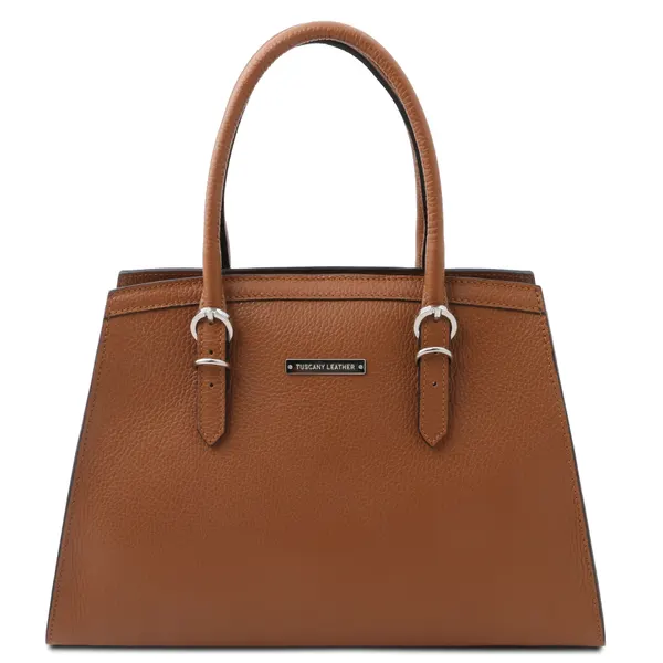 TL Bag レザーハンドバッグ
